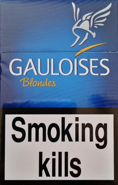 Gauloises Blondes Blue Cigarettes